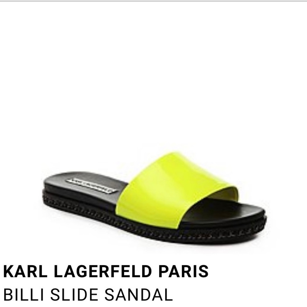 Karl Lagerfeld Billi Slide Sandal Sz 9